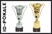 Pokal gold + silber